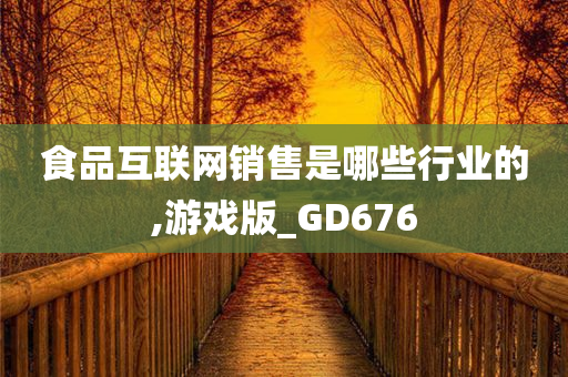 食品互联网销售是哪些行业的,游戏版_GD676