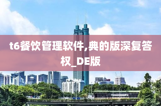 t6餐饮管理软件,典的版深复答权_DE版