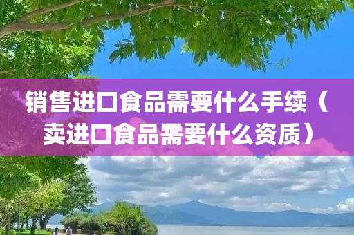 销售进口食品需要什么手续（卖进口食品需要什么资质）