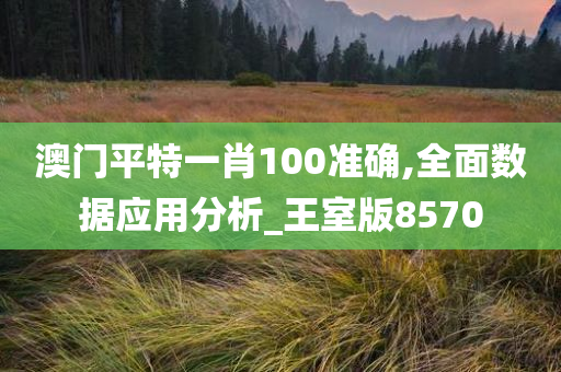 澳门平特一肖100准确,全面数据应用分析_王室版8570