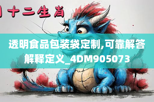 透明食品包装袋定制,可靠解答解释定义_4DM905073