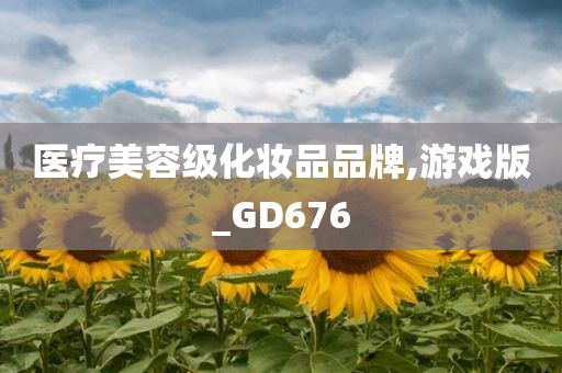 医疗美容级化妆品品牌,游戏版_GD676