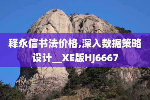 释永信书法价格,深入数据策略设计__XE版HJ6667