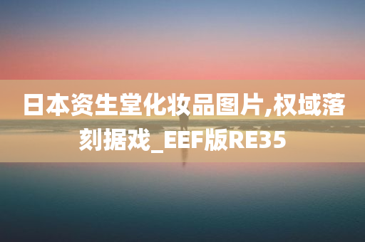 日本资生堂化妆品图片,权域落刻据戏_EEF版RE35