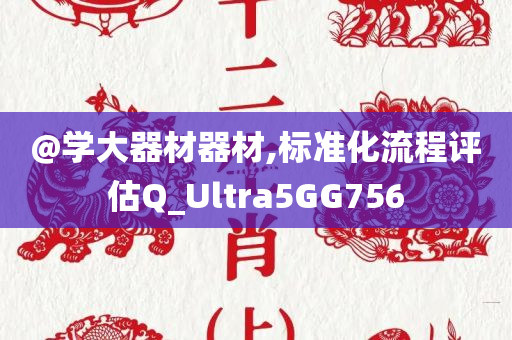@学大器材器材,标准化流程评估Q_Ultra5GG756