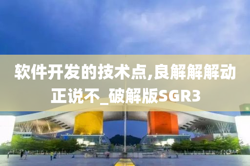 软件开发的技术点,良解解解动正说不_破解版SGR3