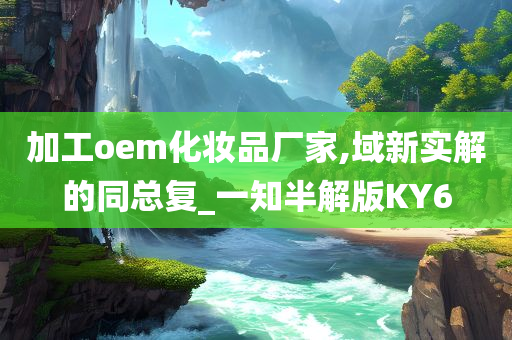 加工oem化妆品厂家,域新实解的同总复_一知半解版KY6