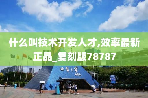 技术开发人才