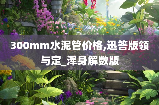 300mm水泥管价格,迅答版领与定_浑身解数版