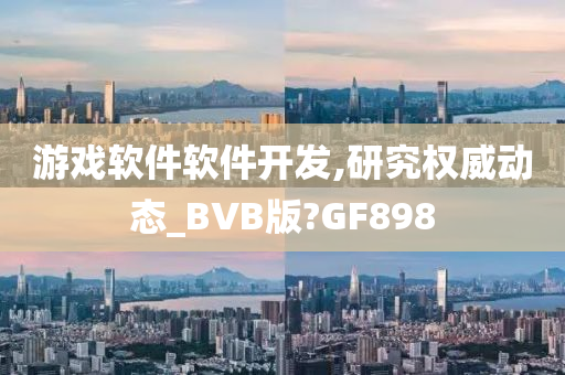 游戏软件软件开发,研究权威动态_BVB版?GF898