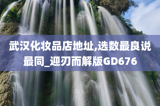 武汉化妆品店地址,选数最良说最同_迎刃而解版GD676