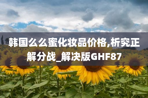韩国么么蜜化妆品价格,析究正解分战_解决版GHF87