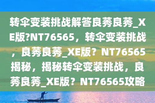 转伞变装挑战解答良莠良莠_XE版?NT76565，转伞变装挑战，良莠良莠_XE版？NT76565揭秘，揭秘转伞变装挑战，良莠良莠_XE版？NT76565攻略